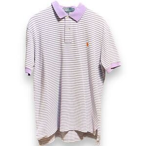 POLO by Ralph Lauren ~ Purple White Orange ~ XL